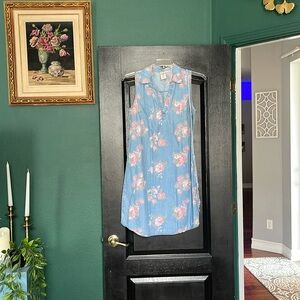 Denim mini dress